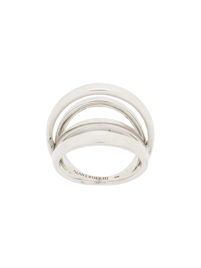 Alan Crocetti Wrap Design Ring In Silver