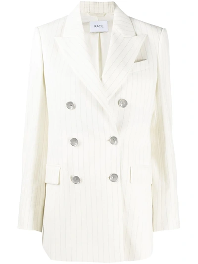 Racil Pin-stripe Blazer In Neutrals