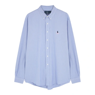 1/off Paris Ralph Lauren Blue Checked Cotton Shirt In Multicoloured