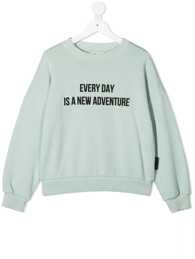 Andorine Kids' Every Day 卫衣 In Green