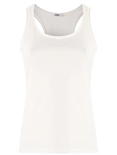 Uma Raquel Davidowicz Cloro Racer Back Top In White