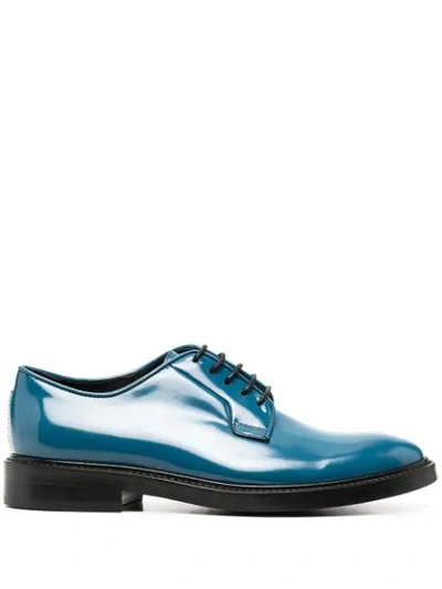 Paul Smith Turner Derby Lace-up Shoes In Blue