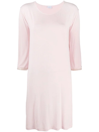 La Perla Round-neck Short Nightdress In Pink