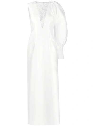 Parlor Lorelai Silk Bridal Gown In White