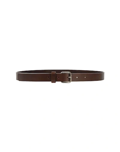 Aspesi Belt In Dark Brown