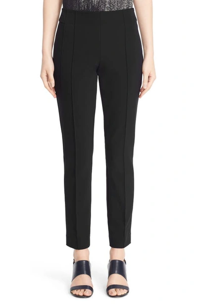 Lafayette 148 Petite Gramercy Acclaimed Stretch Pants In Black