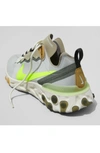 Nike React Element 55 Sneaker In White/black