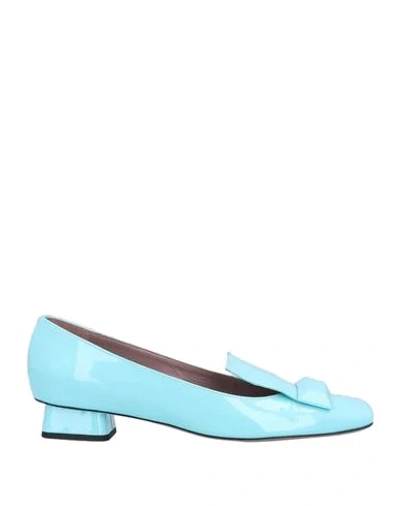 Rayne Loafers In Sky Blue