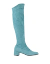 L'autre Chose Boots In Turquoise