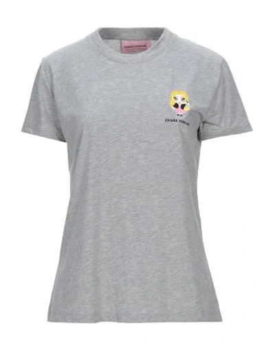 Chiara Ferragni T-shirt In Grey