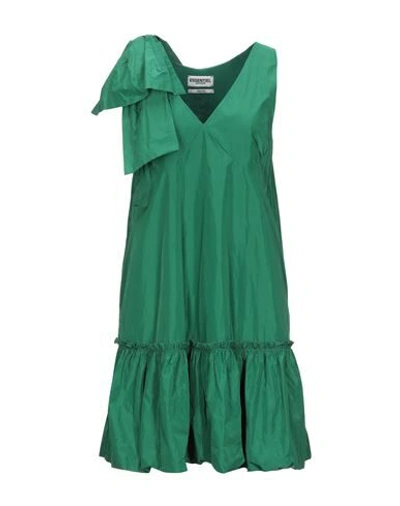 Essentiel Antwerp Short Dresses In Green