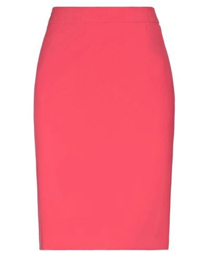 Boutique Moschino Midi Skirts In Red