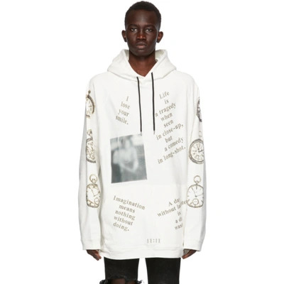 Takahiromiyashita The Soloist White Oversized Hoodie