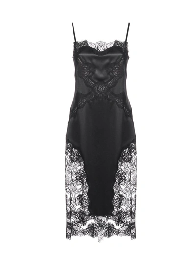 Dolce & Gabbana Lace Slip Dress In Black