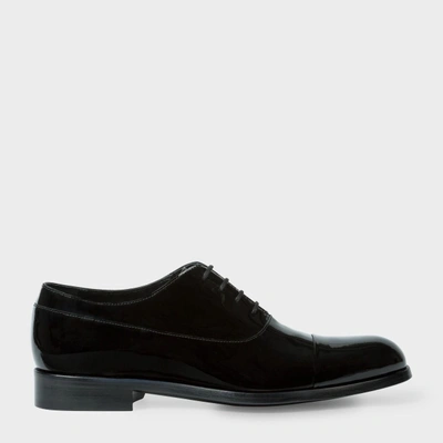 Paul Smith Men's Black Patent-leather 'noble' Oxford Shoes
