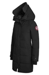 Canada Goose Shelburne Water Resistant 625 Fill Power Down Parka In Black