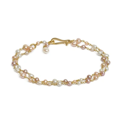 Annoushka 18ct Gold Seed Pearl Bracelet Chain