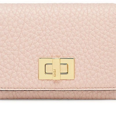 Fendi Business Card Holder In Rose