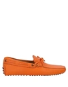 Tod's Loafers In Orange