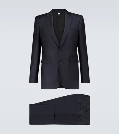 Burberry Classic Single-breasted Wool Suit In Blue