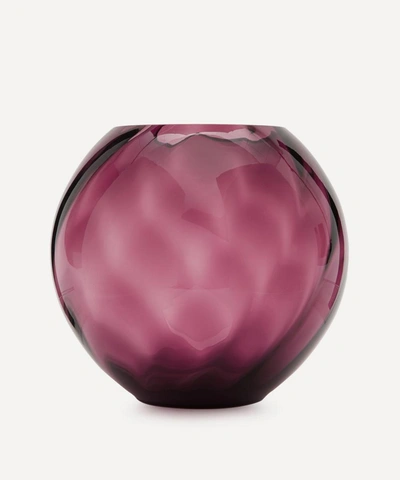 Klimchi Round Marika Vase In Purple
