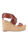 Chloé Espadrilles In Brown