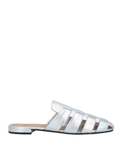 Church's Woman Mules & Clogs Silver Size 7.5 Soft Leather