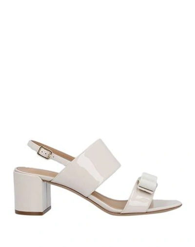Ferragamo Sandals In Beige