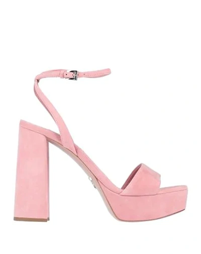 Miu Miu Sandals In Pink