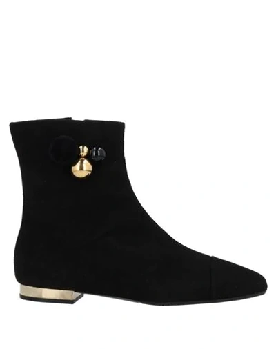 Anna Baiguera Ankle Boots In Black