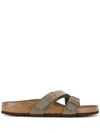 Birkenstock Yao Balance Sandals In Brown