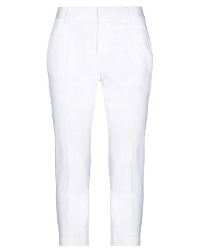 Dsquared2 Cropped Pants In White