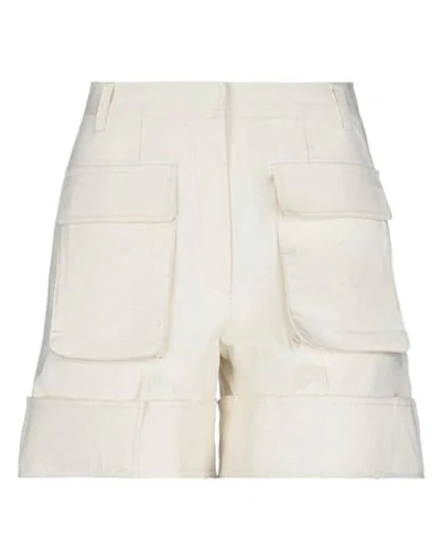 Tibi Bermudas In Ivory