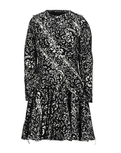 Lanvin Short Dresses In Black