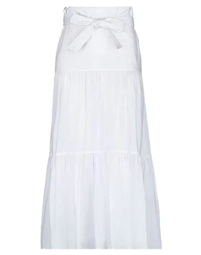 Liviana Conti Long Skirts In White