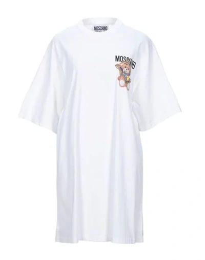 Moschino Short Dresses In White