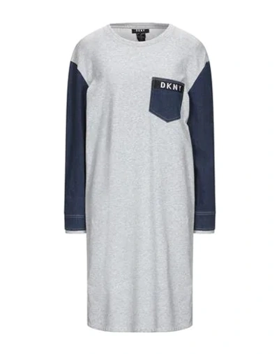 Dkny Knee-length Dresses In Grey
