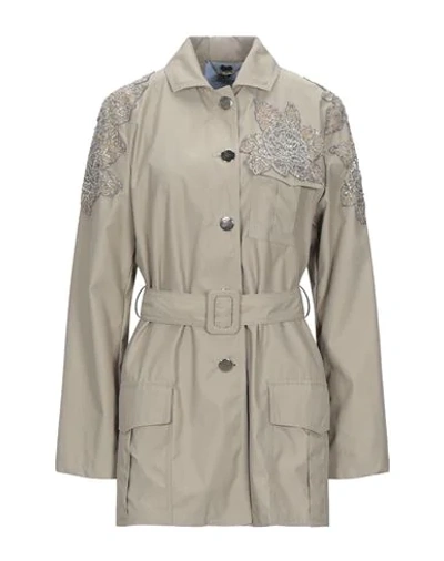 Blumarine Overcoats In Beige