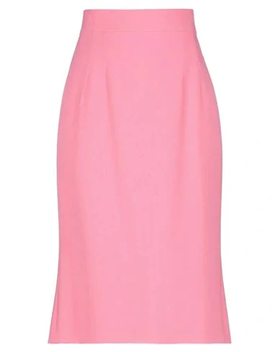 Dolce & Gabbana Midi Skirts In Pink