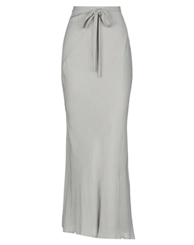 Haider Ackermann Long Skirts In Light Grey