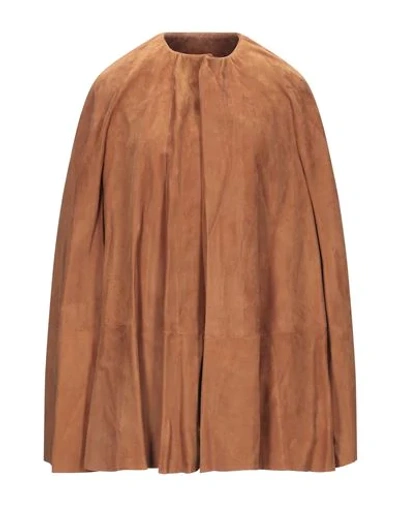 Rick Owens Capes & Ponchos In Brown