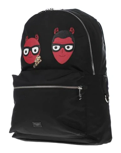 Dolce & Gabbana Backpacks & Fanny Packs In Black