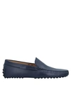 Tod's Loafers In Dark Blue