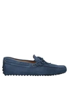 Tod's Loafers In Slate Blue