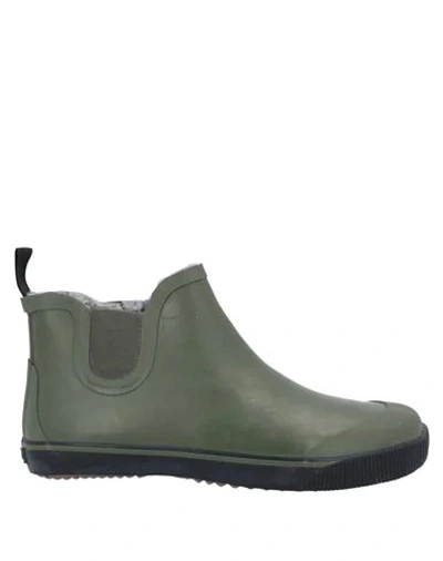 Tretorn Ankle Boots In Military Green