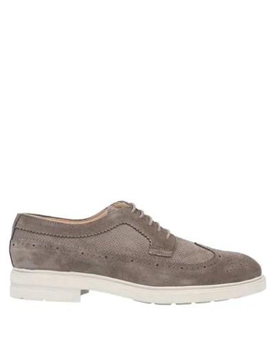 Docksteps Lace-up Shoes In Khaki