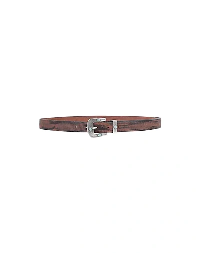 Andrea D'amico Belts In Dark Brown