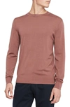 Theory Regal Crewneck Sweater In Finch