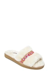 Minnetonka Women's London Slide Slippers Women's Shoes In Cream