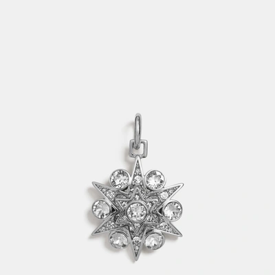 Coach Pave Snowflake Charm